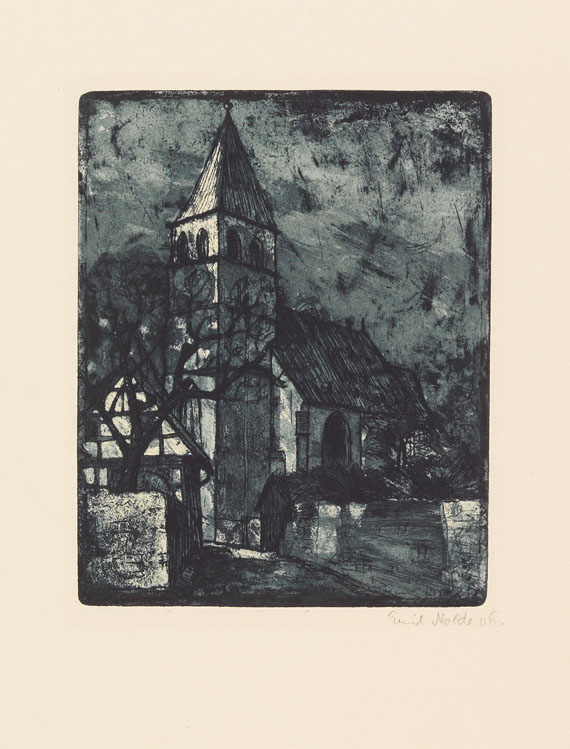 Emil Nolde - Radierung
