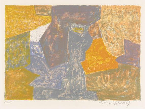 Serge Poliakoff - Farblithografie