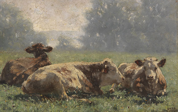 Richard Voltz - Öl auf Holz