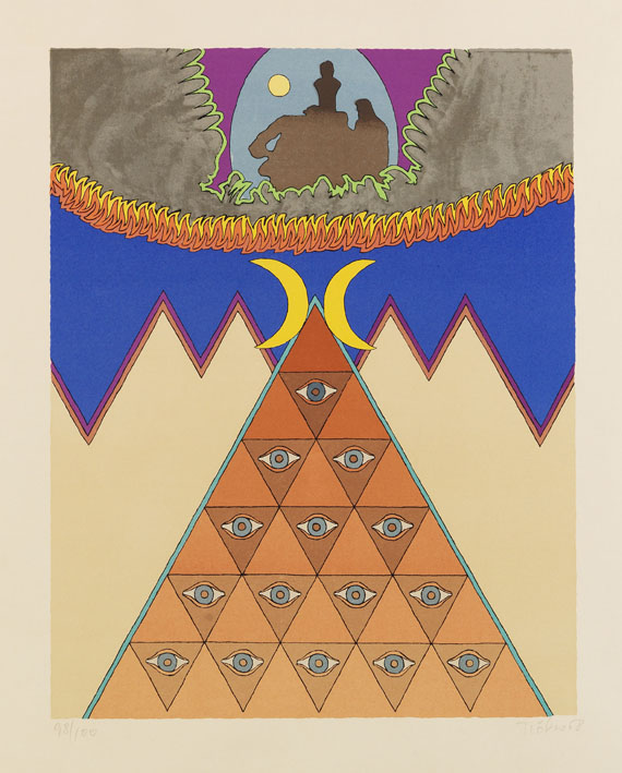 Heinz Trökes - Farbserigrafie