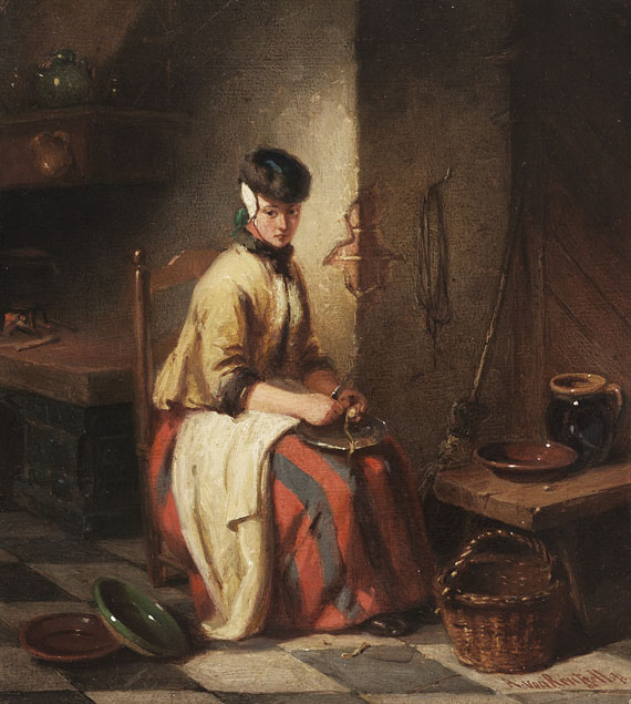 August von Rentzell - Öl