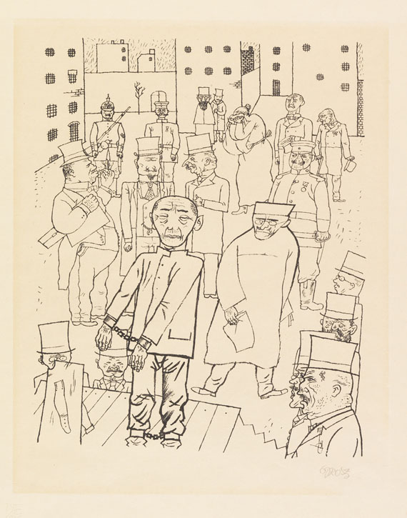 George Grosz - Lithografie