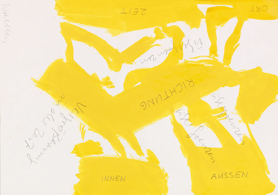 Franz Erhard Walther - Gouache