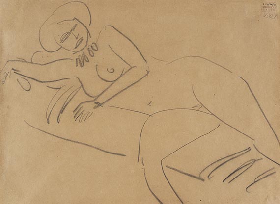 Kirchner, Ernst Ludwig - Bleistiftzeichnung