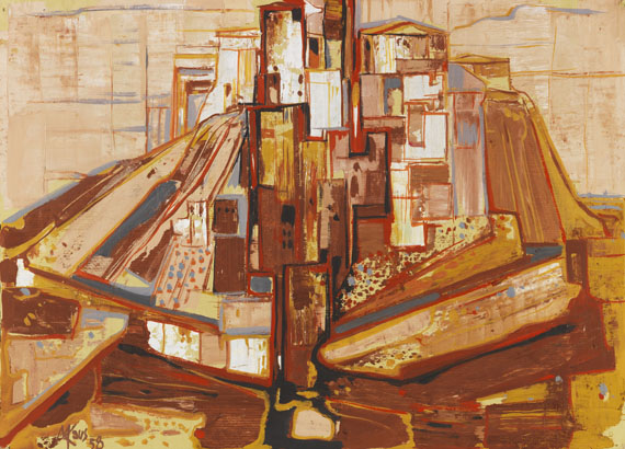 Max Kaus - Gouache