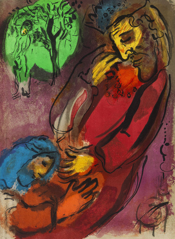 Marc Chagall - Farblithografie