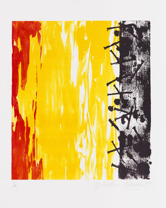 Günther Uecker - Farblithografie