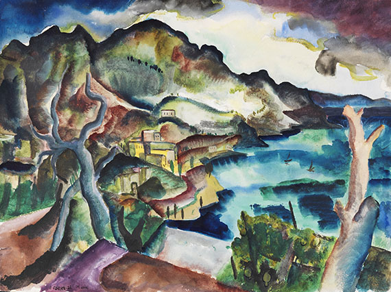 Josef Eberz - Aquarell