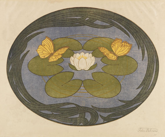 Peter Behrens - Farbholzschnitt