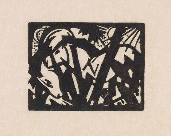 Franz Marc - Holzschnitt