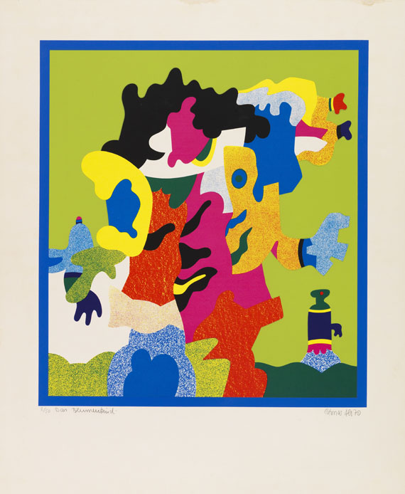 Otmar Alt - Farbserigrafie