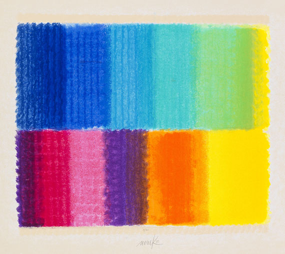 Heinz Mack - Farbserigrafie