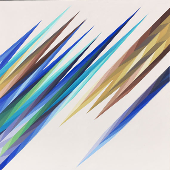 Anton Stankowski - Acryl auf Leinwand