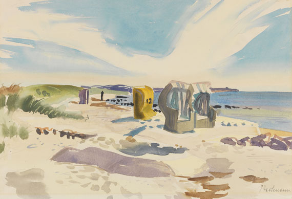 Erich Hartmann - Aquarell