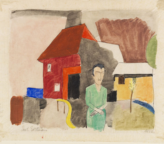 Erich Hartmann - Aquarell