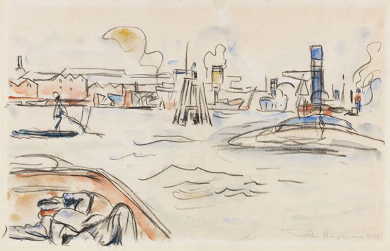 Ivo Hauptmann - Aquarell