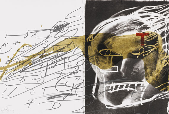 Antoni Tàpies - Farblithografie