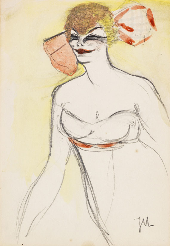 Jeanne Mammen - Aquarell