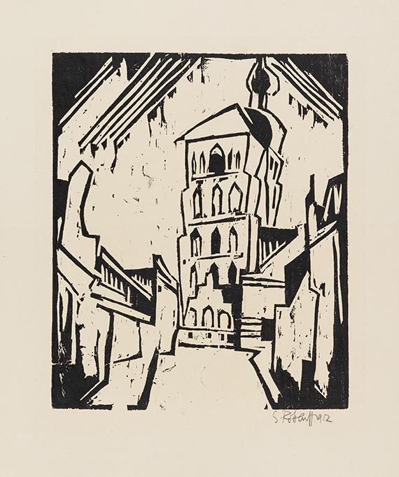 Karl Schmidt-Rottluff - Holzschnitt