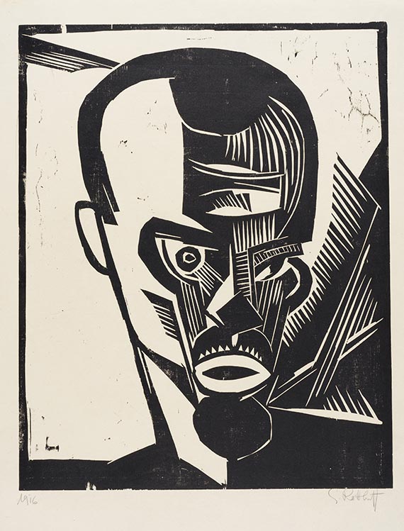 Karl Schmidt-Rottluff - Holzschnitt