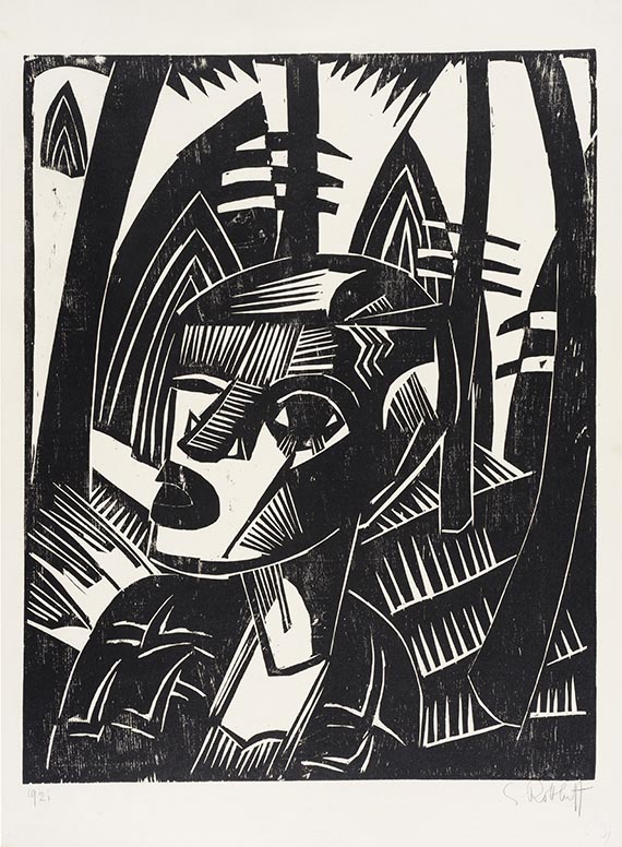 Karl Schmidt-Rottluff - Holzschnitt