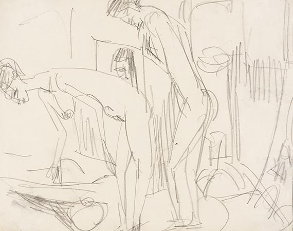 Ernst Ludwig Kirchner - Bleistiftzeichnung