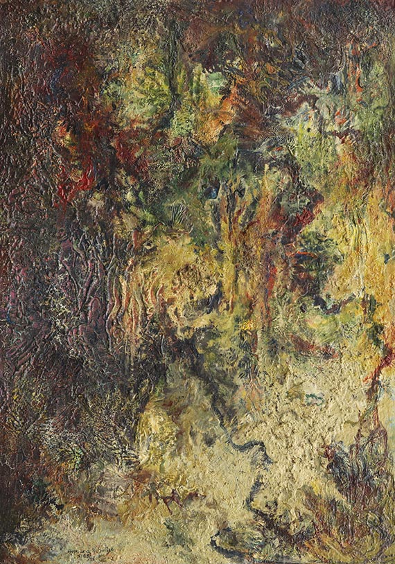 Schultze, Bernard - Öl auf Malpappe