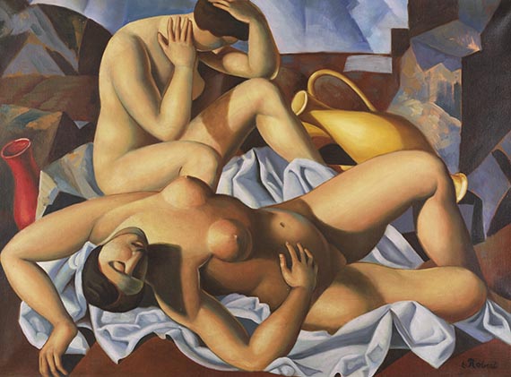 Robert, Paul Th&eacute;ophile - &Ouml;l auf Leinwand