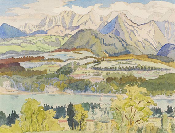 Heckel, Erich - Aquarell