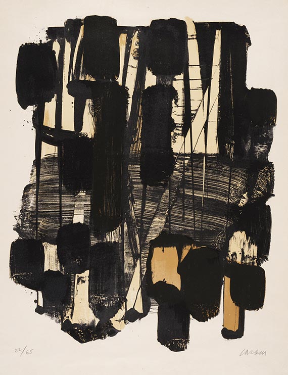 Soulages, Pierre - Farblithografie