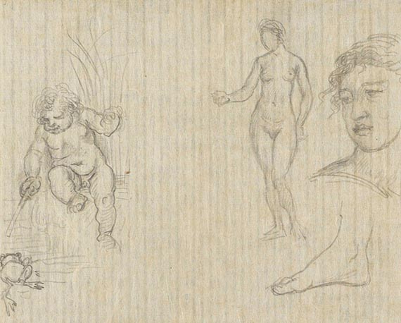 Hildebrand, Adolf von - Bleistiftzeichnung