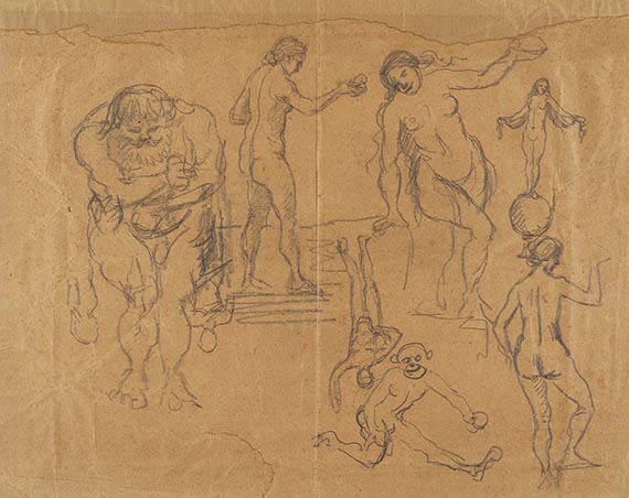 Hildebrand, Adolf von - Bleistiftzeichnung