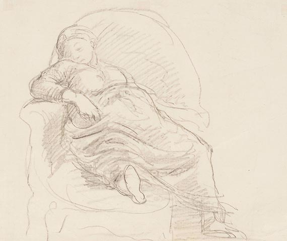 Hildebrand, Adolf von - Bleistiftzeichnung