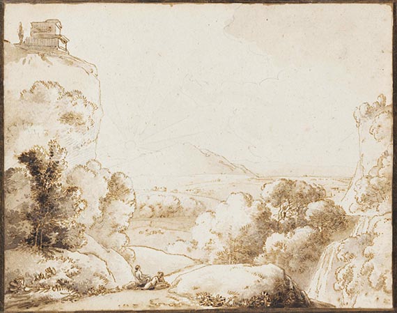 Kobell, Franz - Tusche