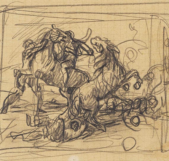 Marées, Hans von - Bleistiftzeichnung