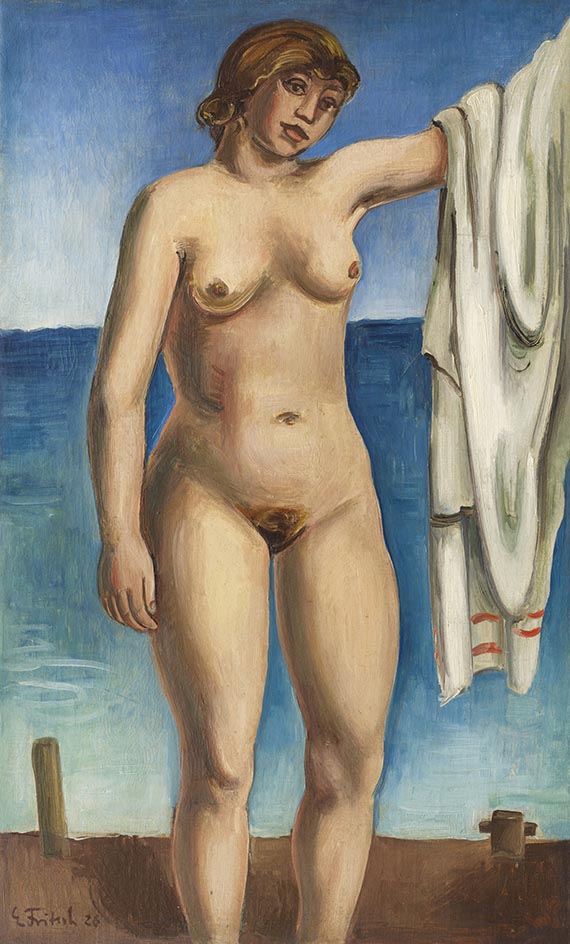 Fritsch, Ernst - &Ouml;l auf Leinwand