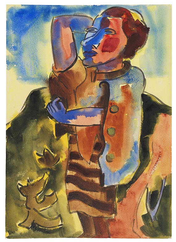 Schmidt-Rottluff, Karl - Aquarell