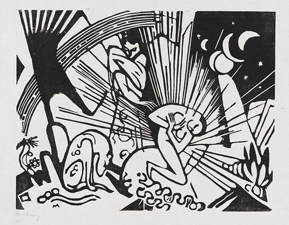 Marc, Franz - Holzschnitt