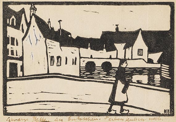 Münter, Gabriele - Linolschnitt