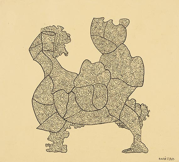 Chaissac, Gaston - Tuschzeichnung