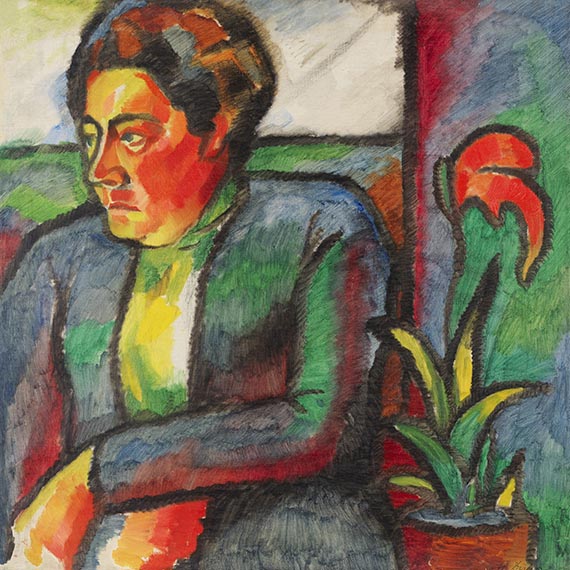 Davringhausen, Heinrich Maria - &Ouml;l auf Leinwand