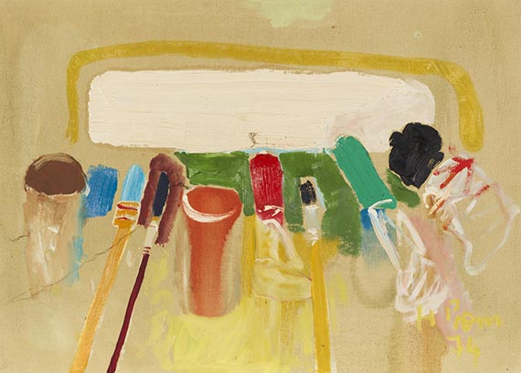 Prem, Heimrad - &Ouml;l auf Leinwand