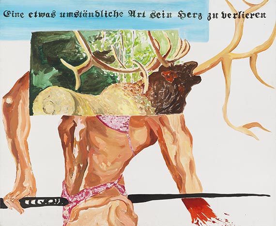 Schleime, Cornelia - Acryl auf Leinwand