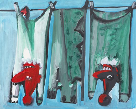 H&ouml;dicke, Karl Horst - Acryl auf Leinwand