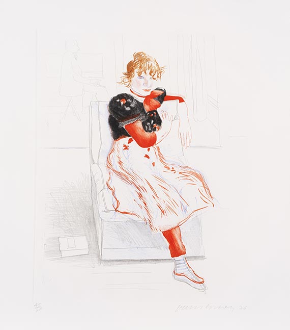 Hockney, David - Farbradierung