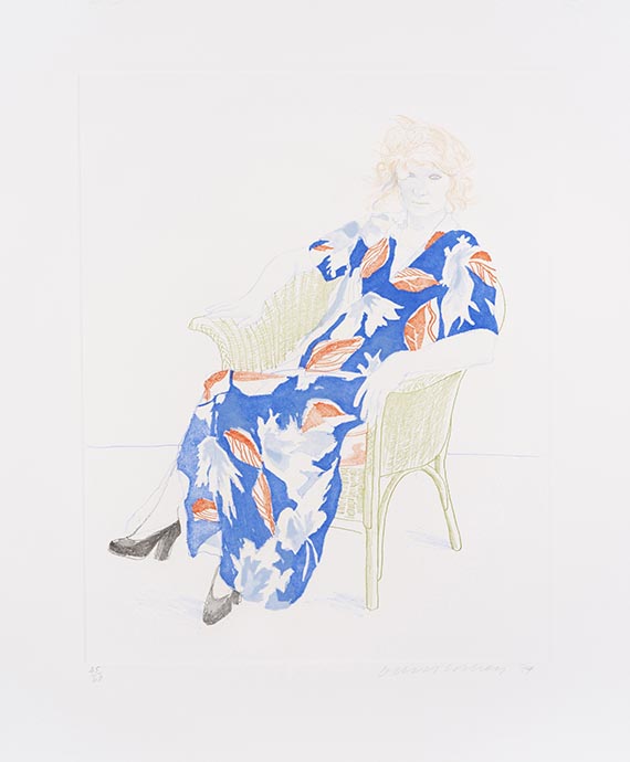 Hockney, David - Farbradierung