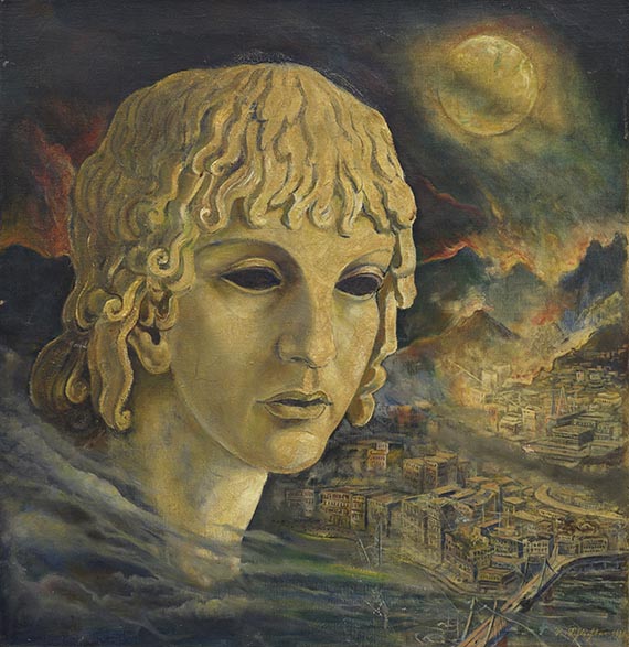 Schlichter, Rudolf - &Ouml;l auf Leinwand