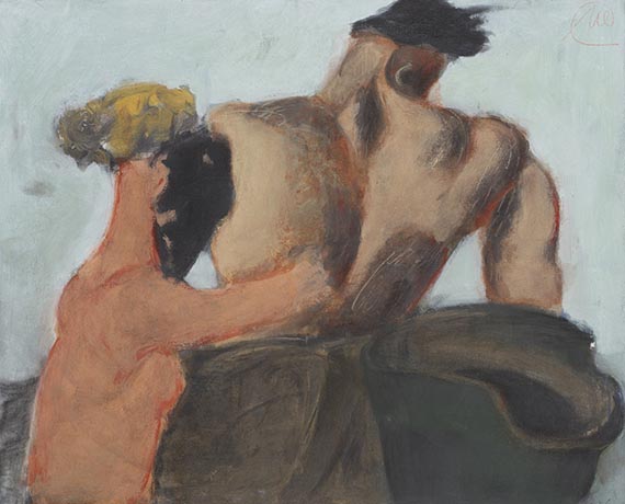 Lüpertz, Markus - Öl auf Leinwand